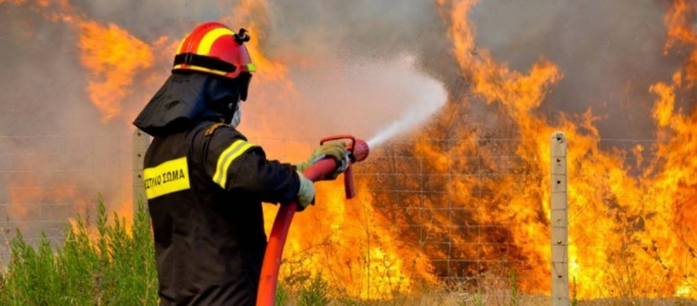 Δείτε τον χάρτη πρόβλεψης κινδύνου πυρκαγιάς για την Κυριακή 6/8 (φωτό)